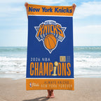 New York Knicks NBA Finals Champions 2026 Rectangle Beach Towel – TANTN23622