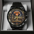 New York Knicks NBA Finals Champions 2026 Black Stainless Steel Watch – TANTN24141