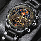 New York Knicks NBA Finals Champions 2026 Black Stainless Steel Watch – TANTN24141