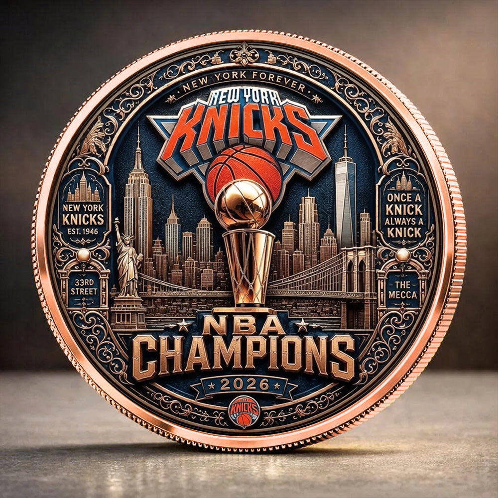 New York Knicks NBA Finals Champions 2026 Commemorative Coin – TANTN24139