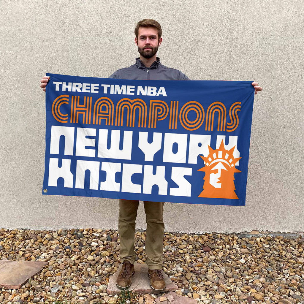 New York Knicks NBA Finals Champions 2026 3D Double-side House Flag – TANTN23929