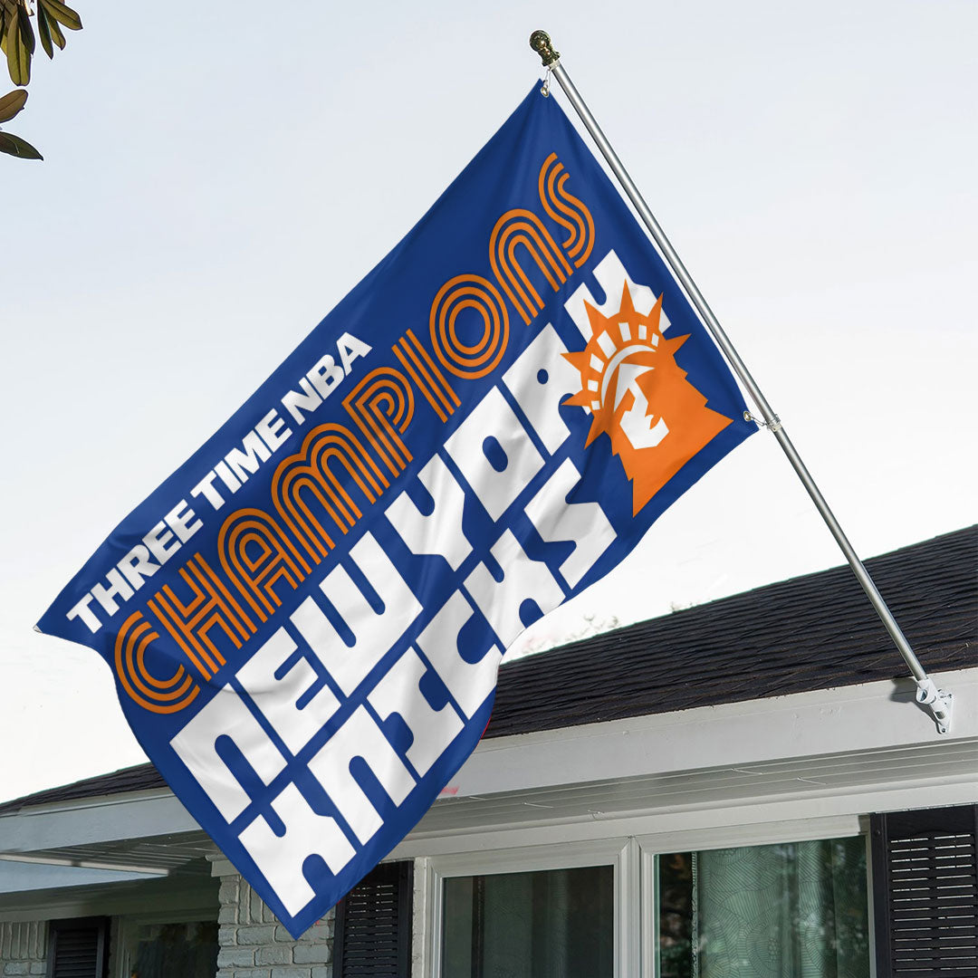 New York Knicks NBA Finals Champions 2026 3D Double-side House Flag – TANTN23929