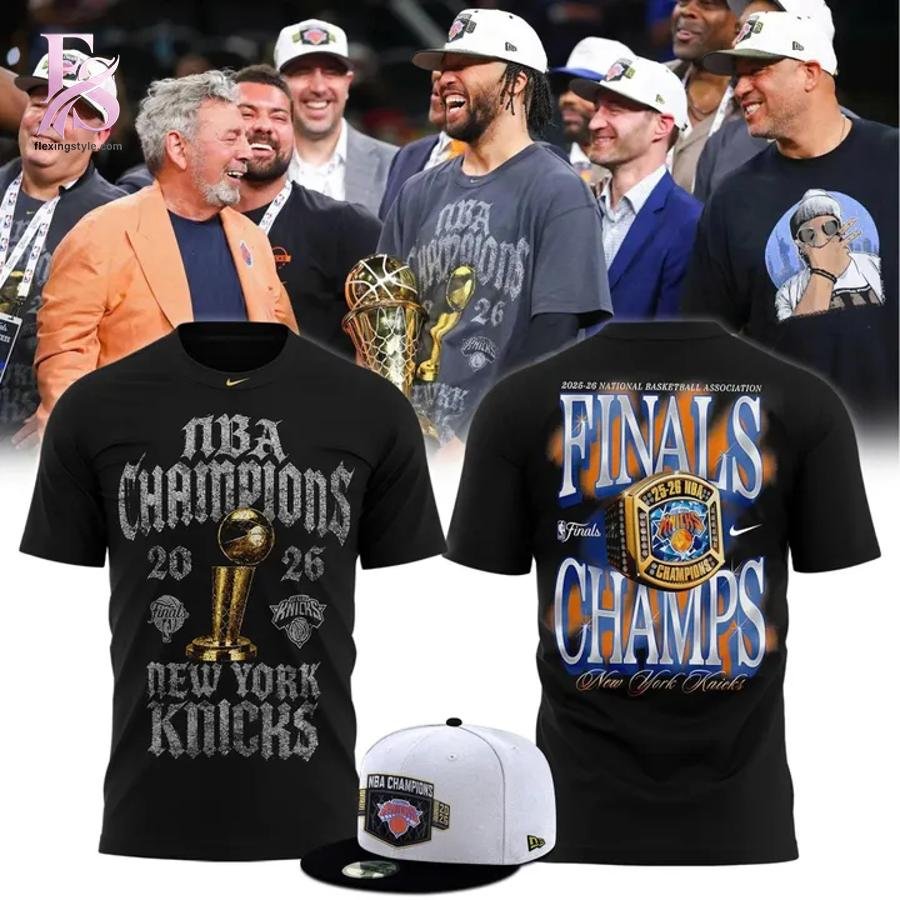 New York Knicks Nike 2026 NBA Finals Champions Locker Room T-Shirt