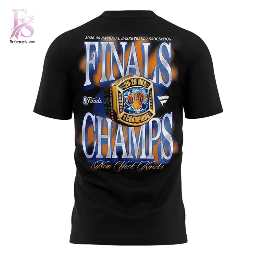 New York Knicks Nike 2026 NBA Finals Champions Locker Room T-Shirt