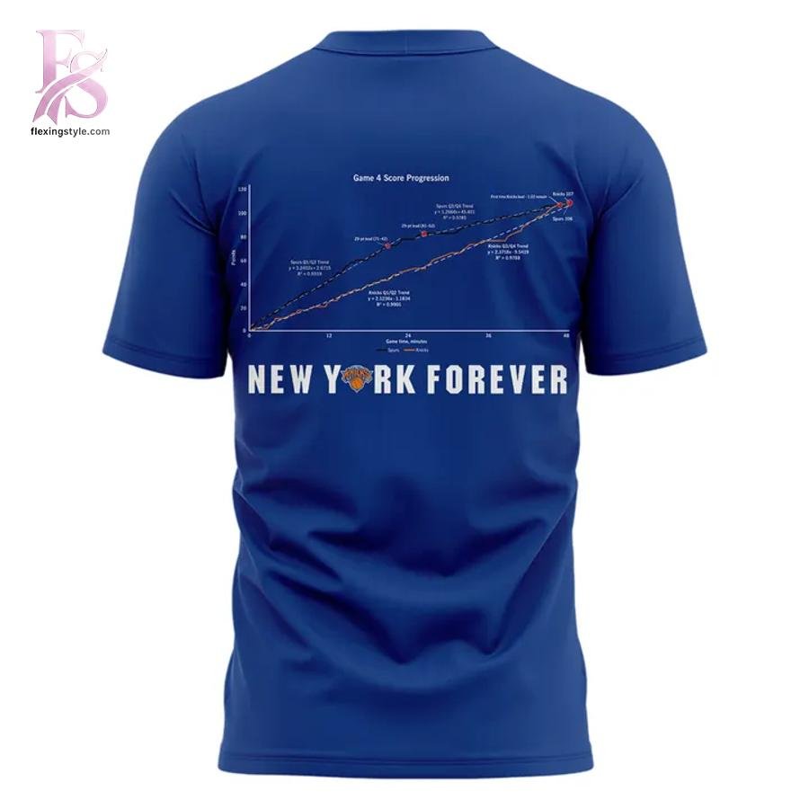 New York Knicks vs Spurs Game 4 T-Shirt