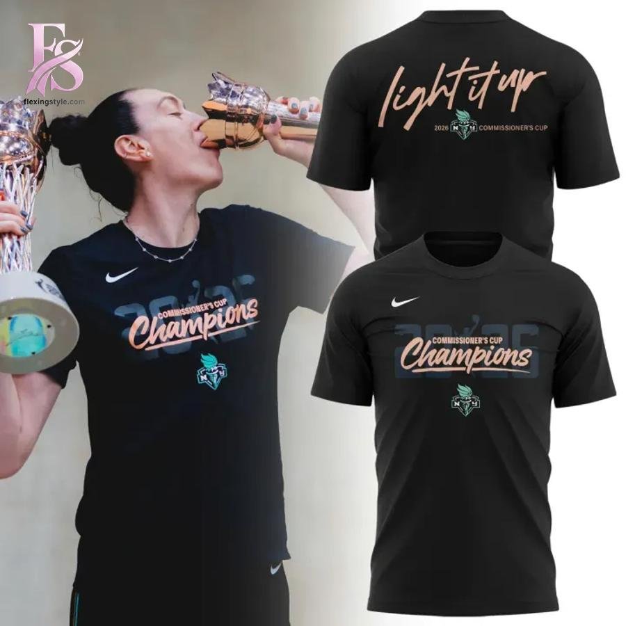 New York Liberty 2026 WNBA COMMISSIONER’S CUP CHAMPIONS T-shirt