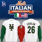 New York Mets 2026 Italian Heritage Celebration Hoodie