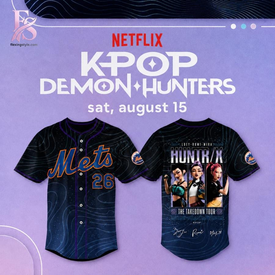 New York Mets x KPop Demon Hunters The Takedown Tour Jersey