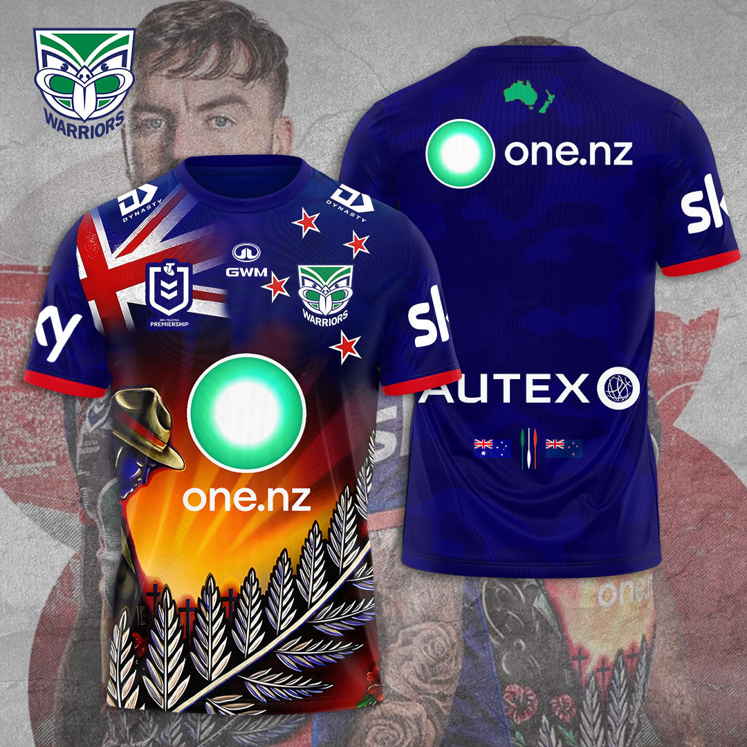 New Zealand Warriors 3D Apparel – TANTN 6016