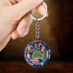 New England Patriots Custom Shape 2-sided Keychain – HOATT12702