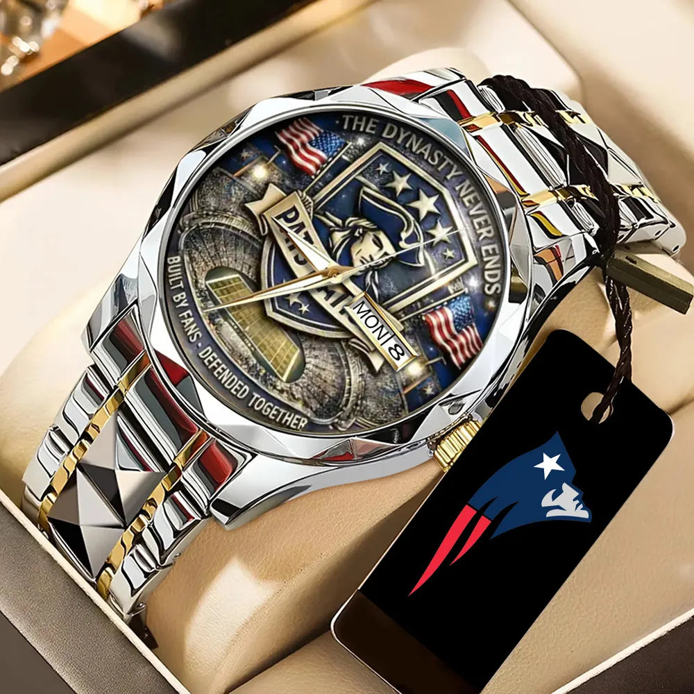 New England Patriots Alloy Luxury Quartz Watch – TANTN20191