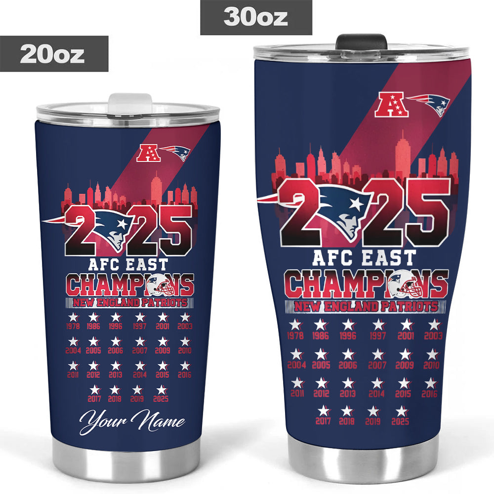 Personallized New England Patriots Tumbler Cup – TMTHU3237