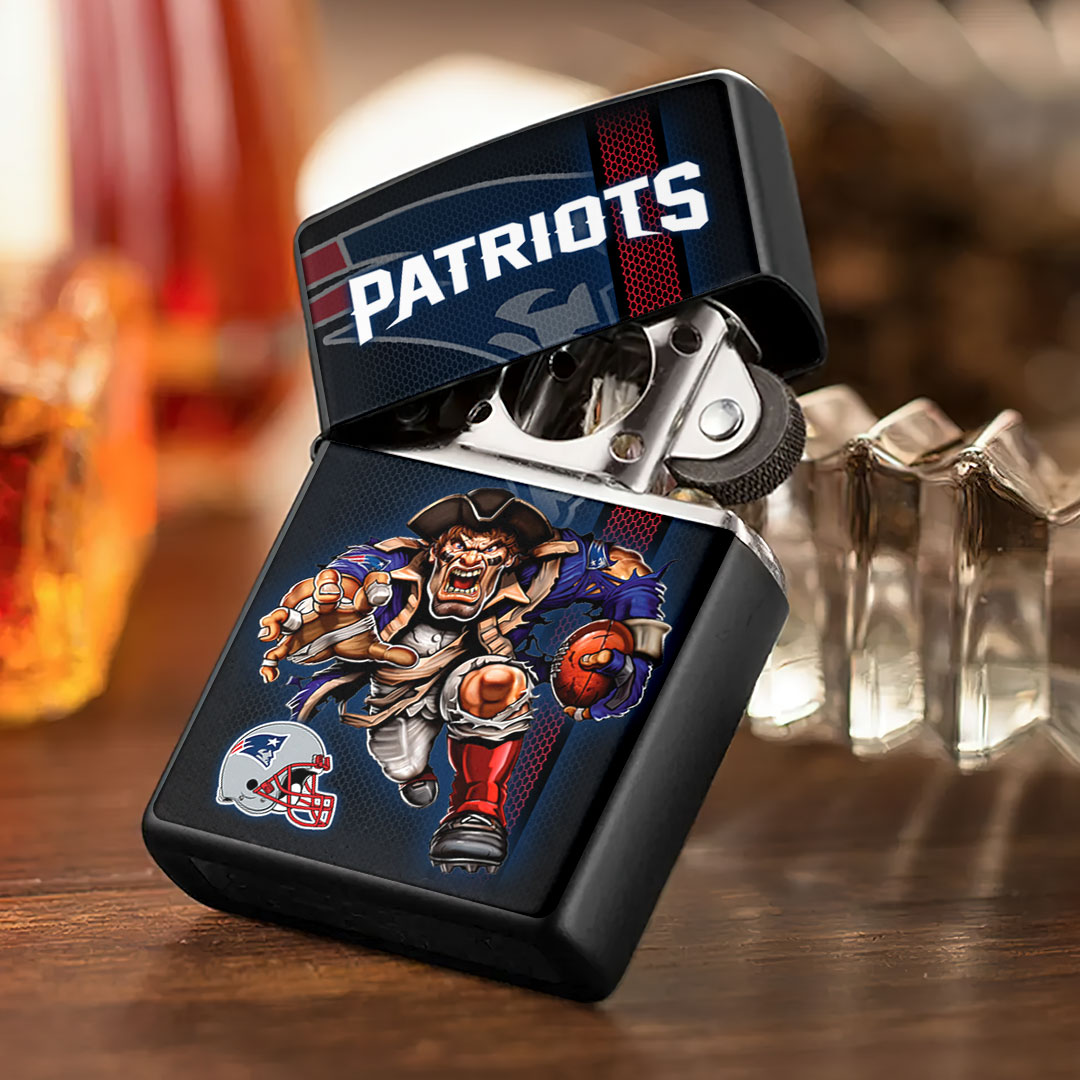 New England Patriots Zippo Lighter Case (No Insert) – HOATT13017