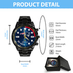 New England Patriots x Rolex Black Stainless Steel Watch – MAITM13241