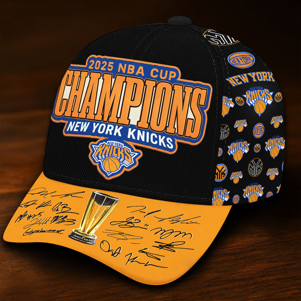 New York Knicks 2025 NBA Cup Champions Classic Cap – TMTHU2722