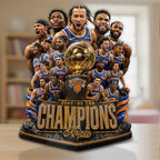 New York Knicks 2026 NBA Champions Custom Shape Acrylic Plaque – GNE7170