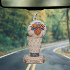 New York Knicks 2026 NBA Finals Champions Custom shape 2-sided Acrylic Car Ornament – HOATT19071