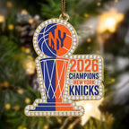 New York Knicks 2026 NBA Finals Champions Custom Shape 2-side Printed Acrylic Ornament – HOATT21163