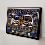 New York Knicks 2026 NBA Finals Champions Rectangle Canvas With Inner Frame – HOATT18773