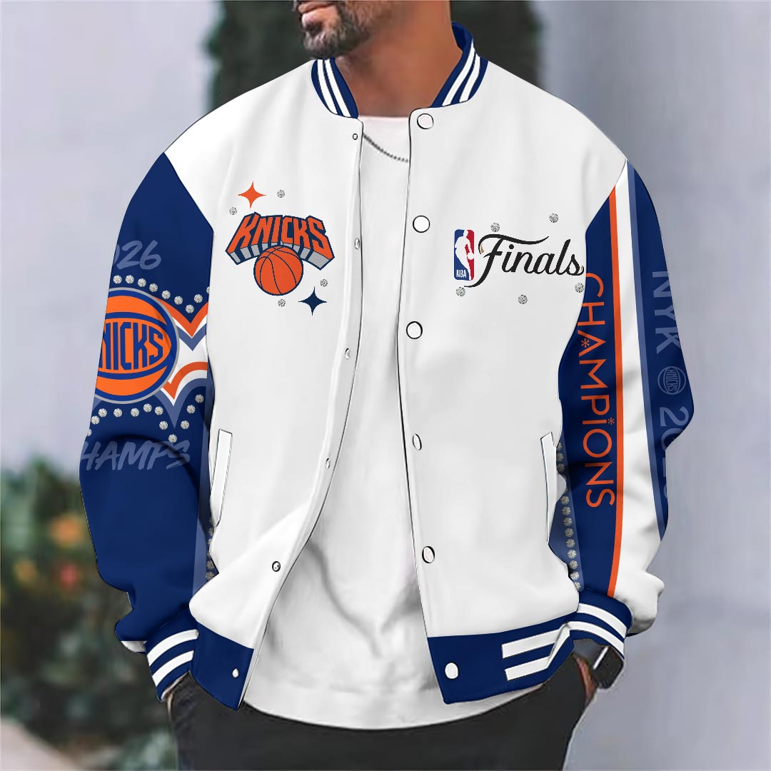 New York Knicks 2026 NBA Finals Champions Varsity Jacket – HOATT18896