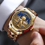New York Knicks NBA Eastern Conference Champions 2026 Alloy Luxury Quartz Watch – TANTN23200