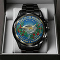 New Zealand Warriors 30th Anniversary Black Stainless Steel Watch – TANTN17878