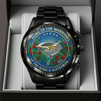 New Zealand Warriors 30th Anniversary Black Stainless Steel Watch – TANTN17878