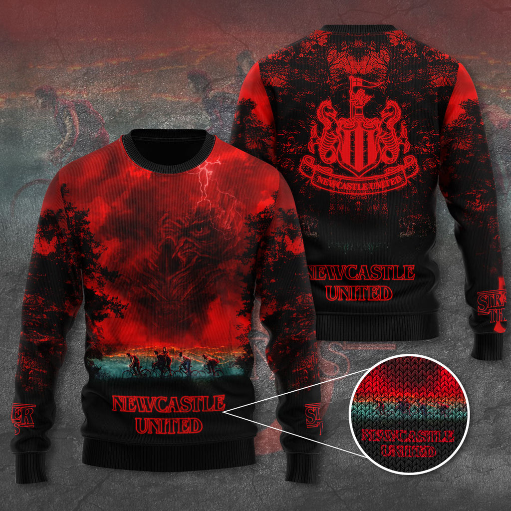 Newcastle United x Stranger Things Ugly Sweater – TANTN17781