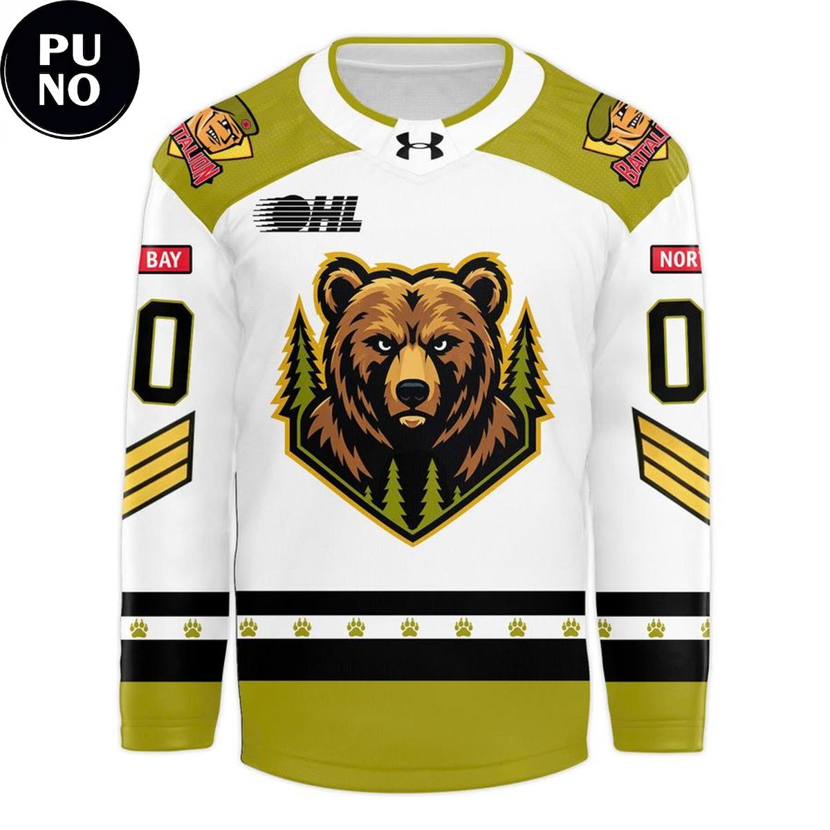 North Bay Battalion x Indigenous Youth Day 2026 Personalized Hockey Jersey