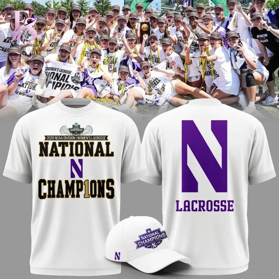 Northwestern Wildcats 2026 NCAA Women’s Lacrosse National Champions Shirt