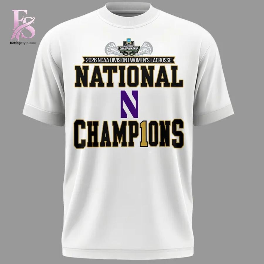 Northwestern Wildcats 2026 NCAA Women’s Lacrosse National Champions Shirt
