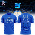 OKC Thunder Blue 2026 NBA Playoffs Game 2 T-shirt