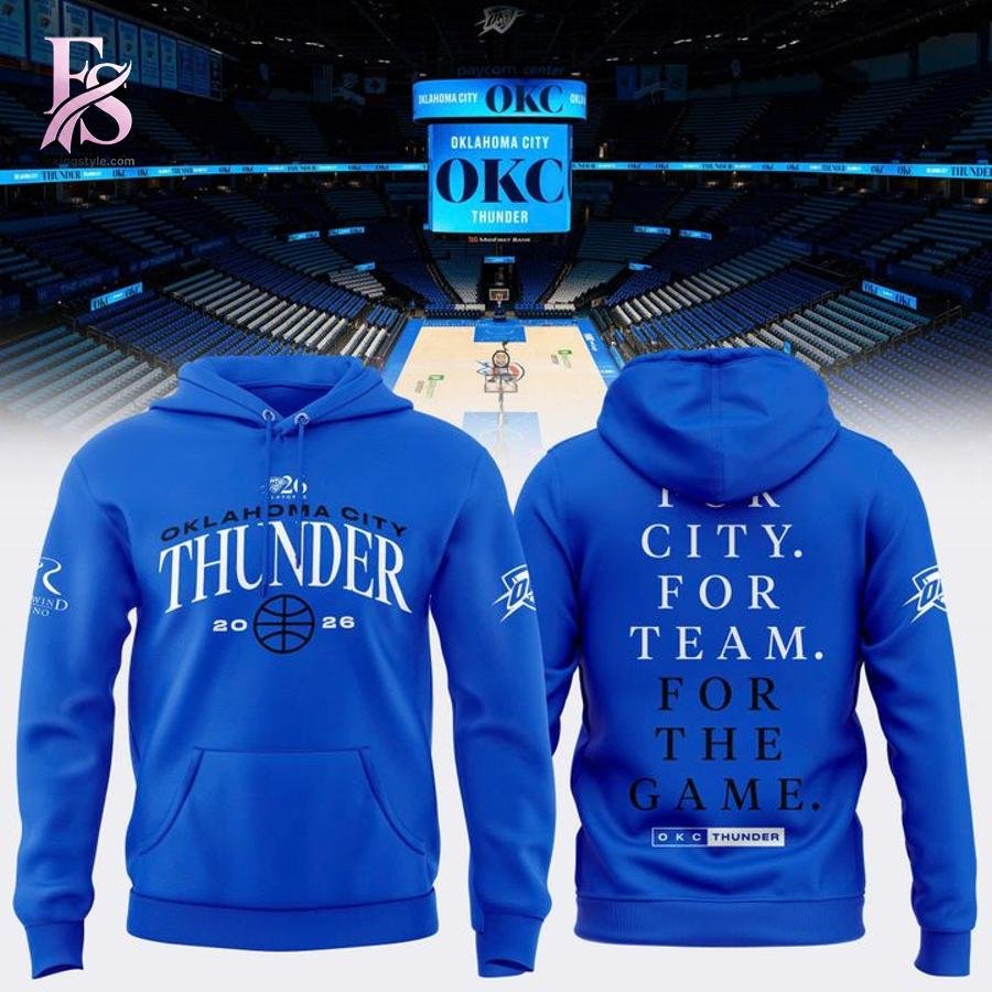 OKC Thunder Blue 2026 NBA Playoffs Game 2 T-shirt
