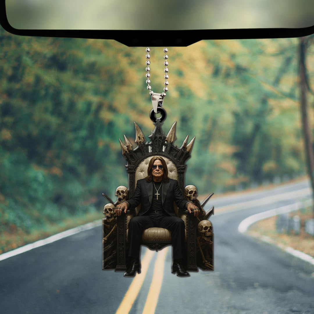Ozzy Osbourne Custom Shape 1-sided Acrylic Car Ornament – TMTHU559