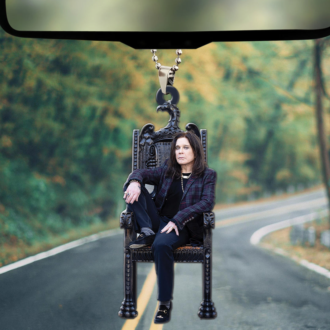 Ozzy Osbourne Custom Shape 1-sided Acrylic Car Ornament – TMTHU558