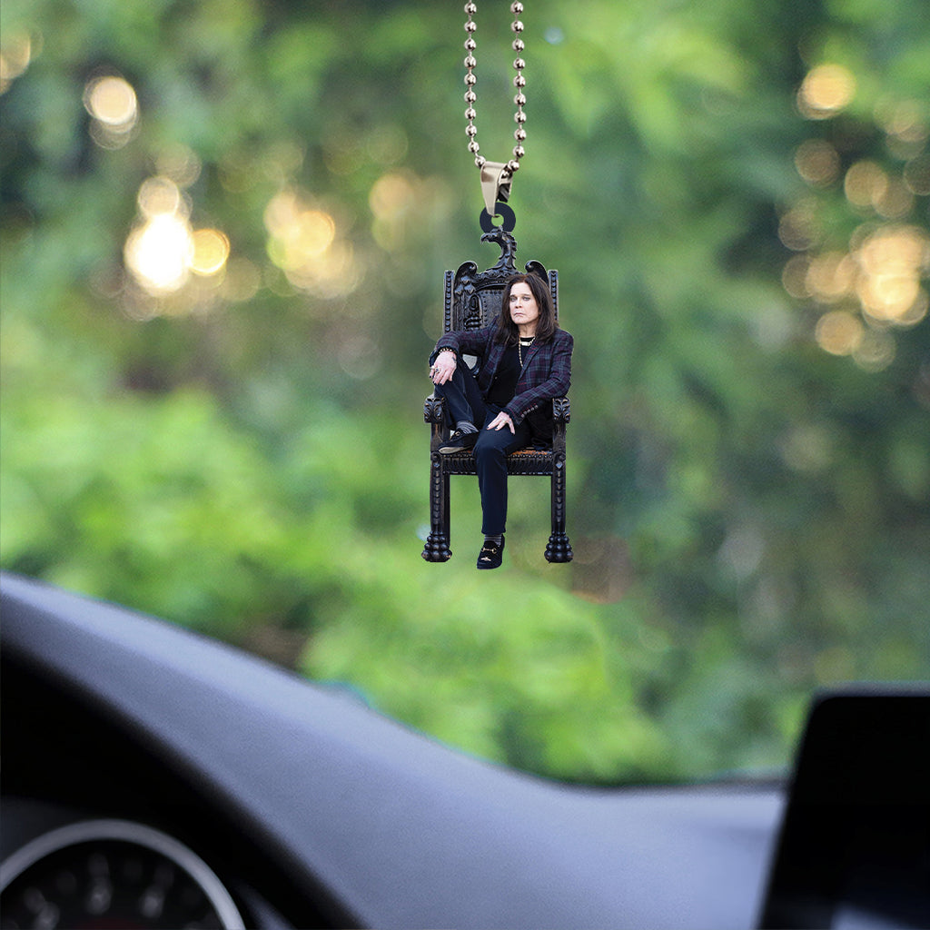 Ozzy Osbourne Custom Shape 1-sided Acrylic Car Ornament – TMTHU558