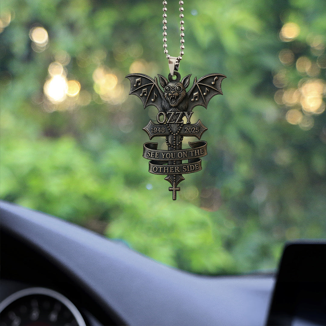 Ozzy Osbourne Custom Shape 1-sided Acrylic Car Ornament – TMTHU560