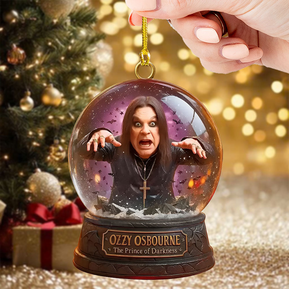 Ozzy Osbourne Custom Shape 2-sided Acrylic Ornament – TMTHU1743