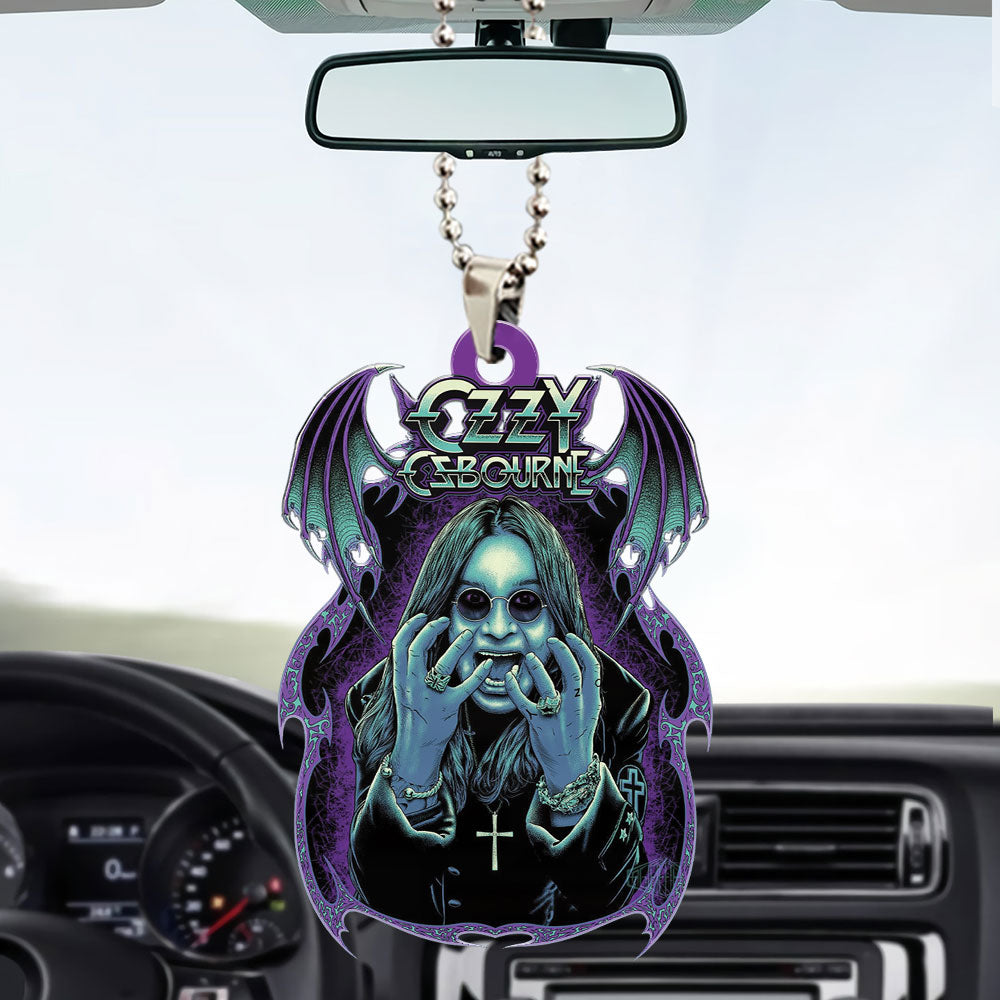 Ozzy Osbourne Custom Shape 1-sided Acrylic Car Ornament – TMTHU 096