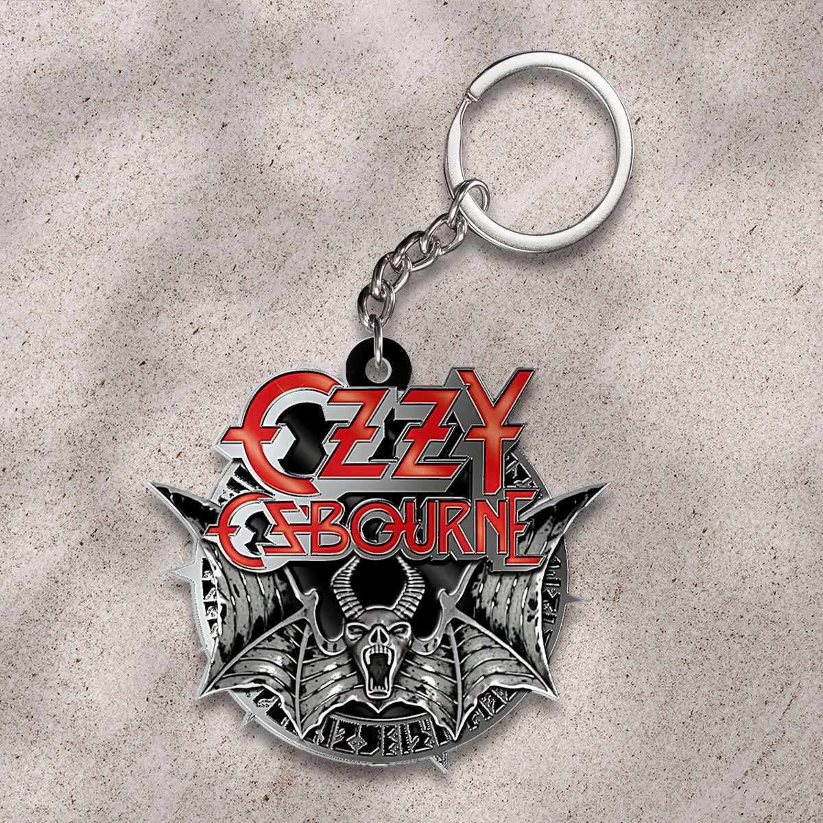 Ozzy Osbourne Custom Shape 2-sided Keychain – TMTHU 400