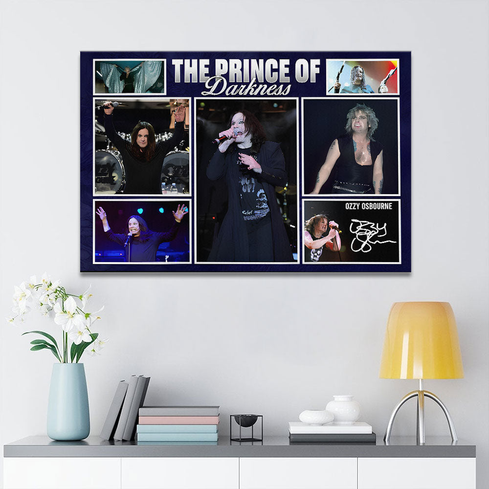 Ozzy Osbourne Rectangle Canvas With Inner Frame – TMTHU1016