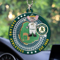Oakland Athletics Custom shape 2-sided Acrylic Car Ornament – HOATT13051