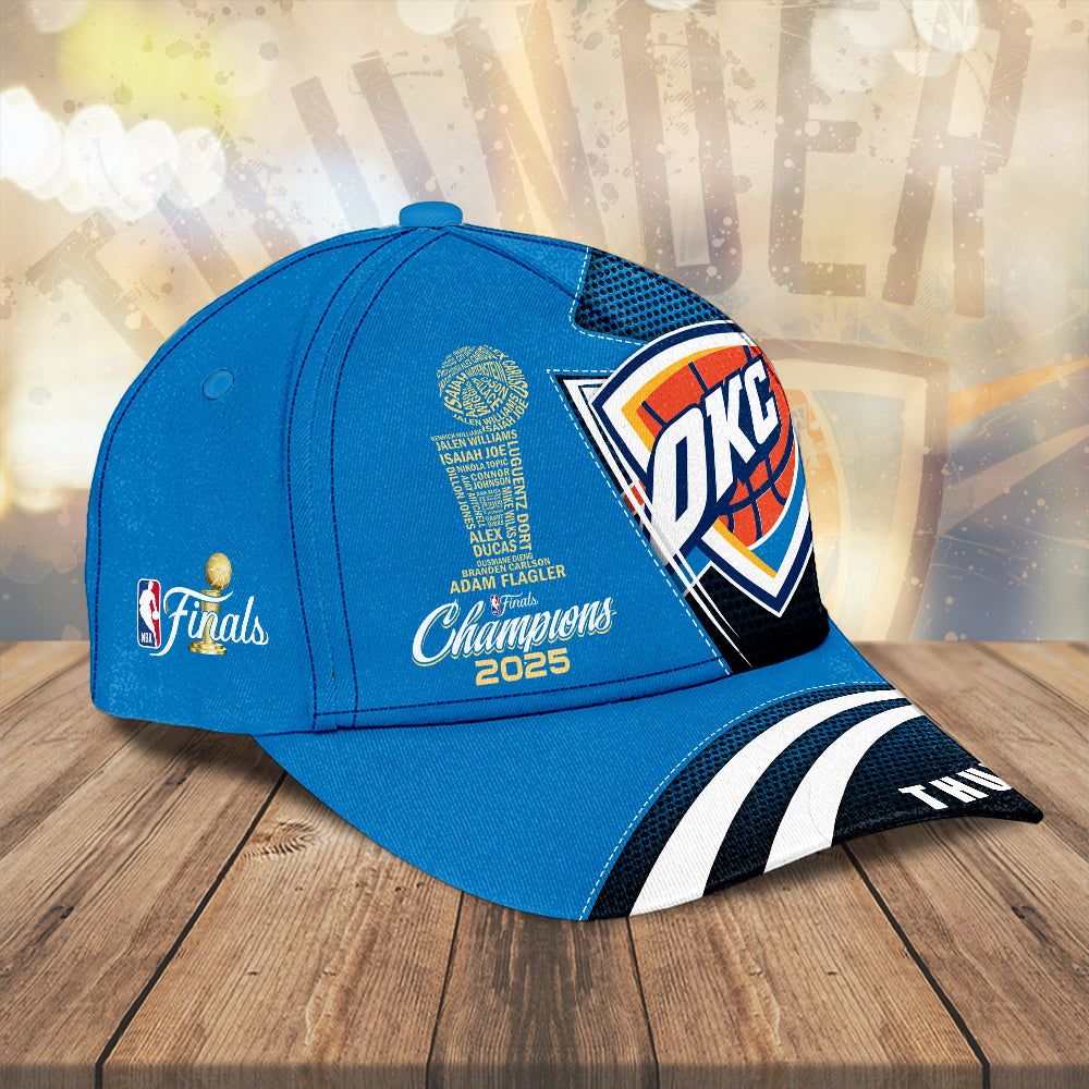 Oklahoma City Thunder 2025 NBA Champions Classic Cap – MAITM 11850