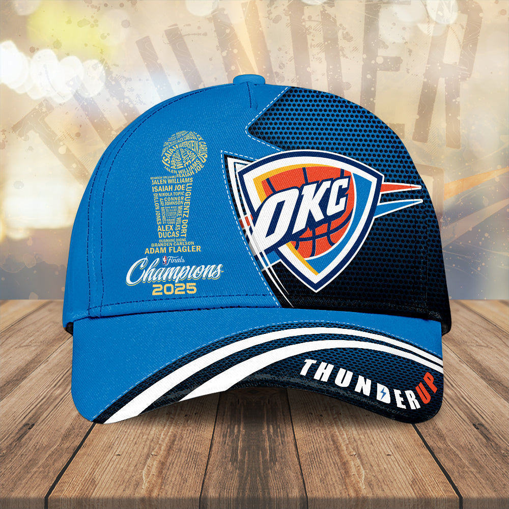 Oklahoma City Thunder 2025 NBA Champions Classic Cap – MAITM 11850