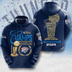 Oklahoma City Thunder 2025 NBA Champions 3D Apparel – MAITM 11839