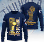 Oklahoma City Thunder 2025 NBA Champions 3D Apparel – MAITM 11797