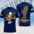 Oklahoma City Thunder 2025 NBA Champions 3D Apparel – MAITM 11801