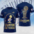 Oklahoma City Thunder 2025 NBA Champions 3D Apparel – MAITM 11803