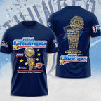 Oklahoma City Thunder 2025 NBA Champions 3D Apparel – MAITM 11829
