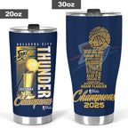 Oklahoma City Thunder 2025 NBA Champions Tumbler Cup – MAITM 11883
